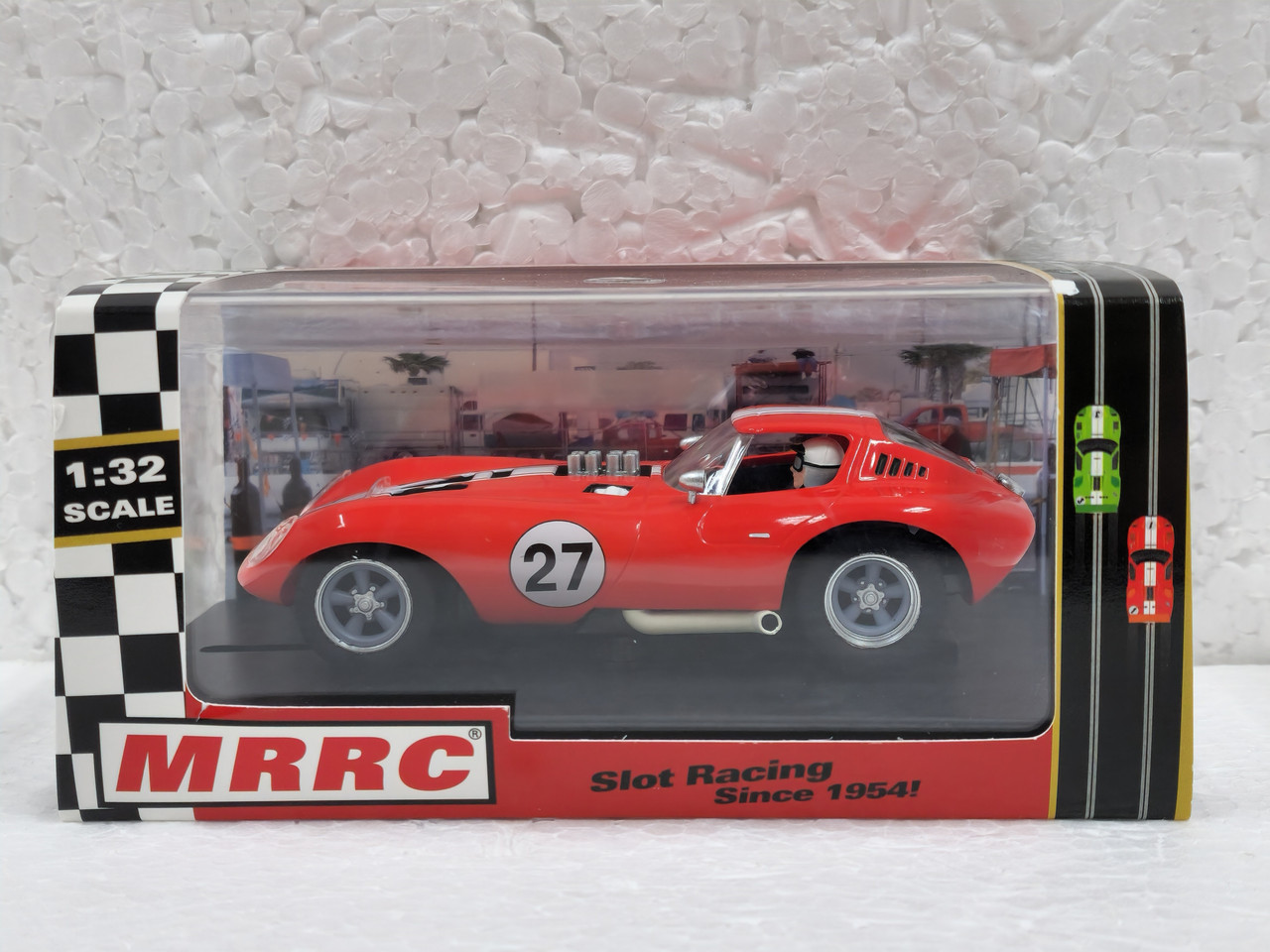 MO-45B/MC11132 MRRC Cheetah GT Coupe Red, #27 1:32 Slot Car