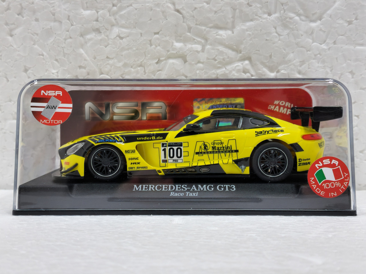 mat　1/43 AMG#130、#30 MINI-Z RWD MR-04 readyset Mercedes-AMG GT3 No.47 24H Nurburgring