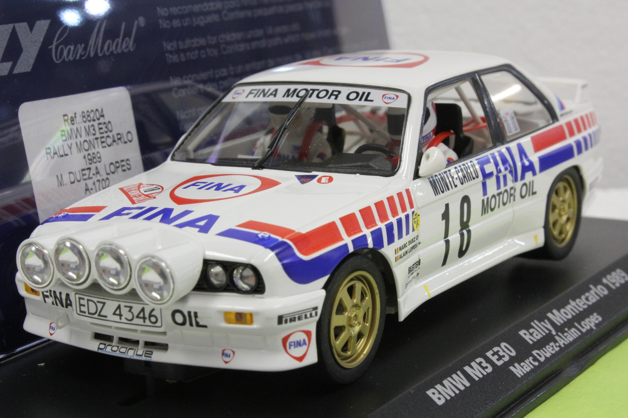 A1702 Fly BMW M3 E30 Rally Montecarlo 1989 Marc Duez/Alain Lopes