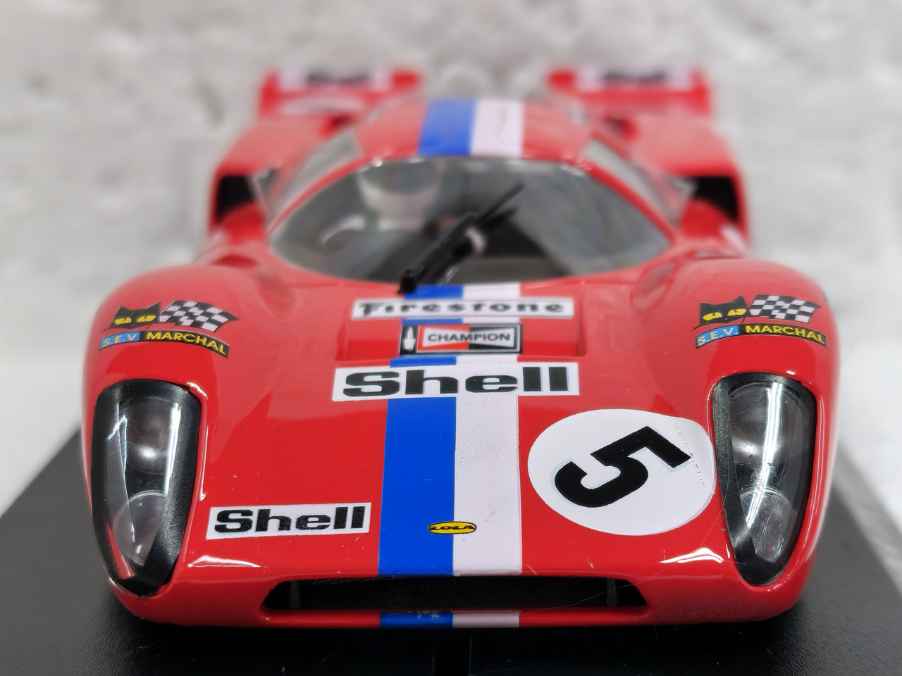 E2070 Fly Lola T70 MKIIIB 24H Le Mans 1971, #5 1:32 Slot Car
