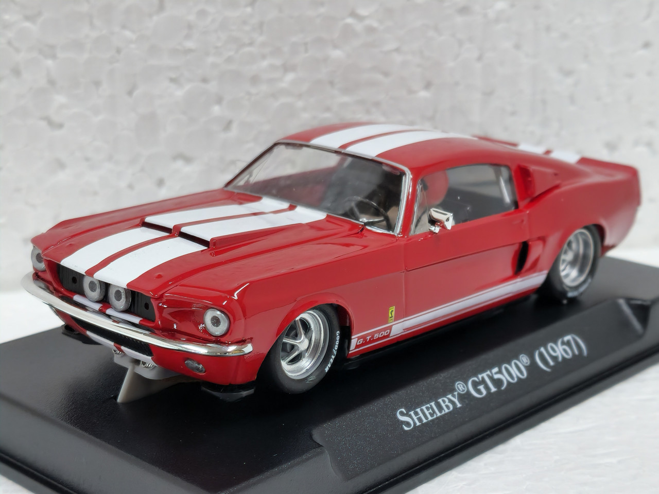 LEMU505S/W Thunderslot 1967 Shelby Mustang GT500 Candy Apple Red 1