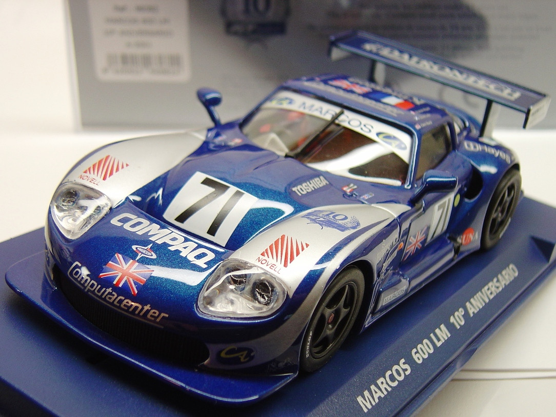 A2001 Fly Marcos 600LM 10th Aniversario 1:32 Slot Car - Great
