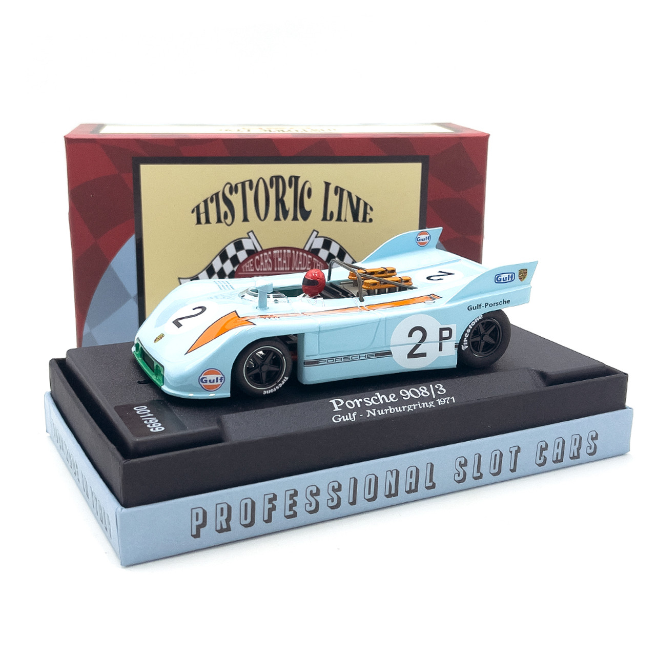 SET18 NSR Porsche 908/03 Gulf Nurburgring 1971, #2 1:32 Slot Car