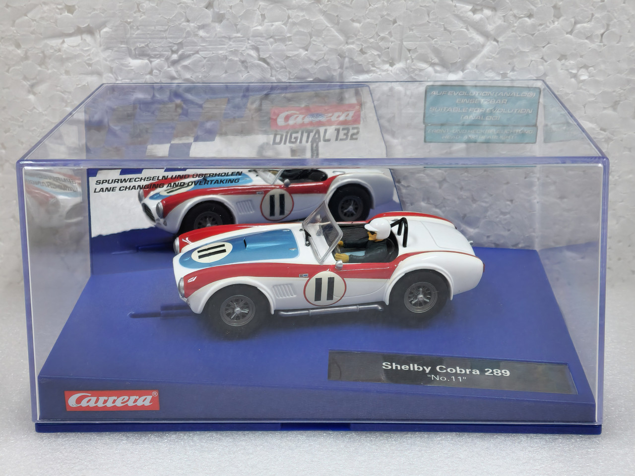 30717 Carrera Digital 132 Shelby Cobra 289, #11 1:32 Slot Car