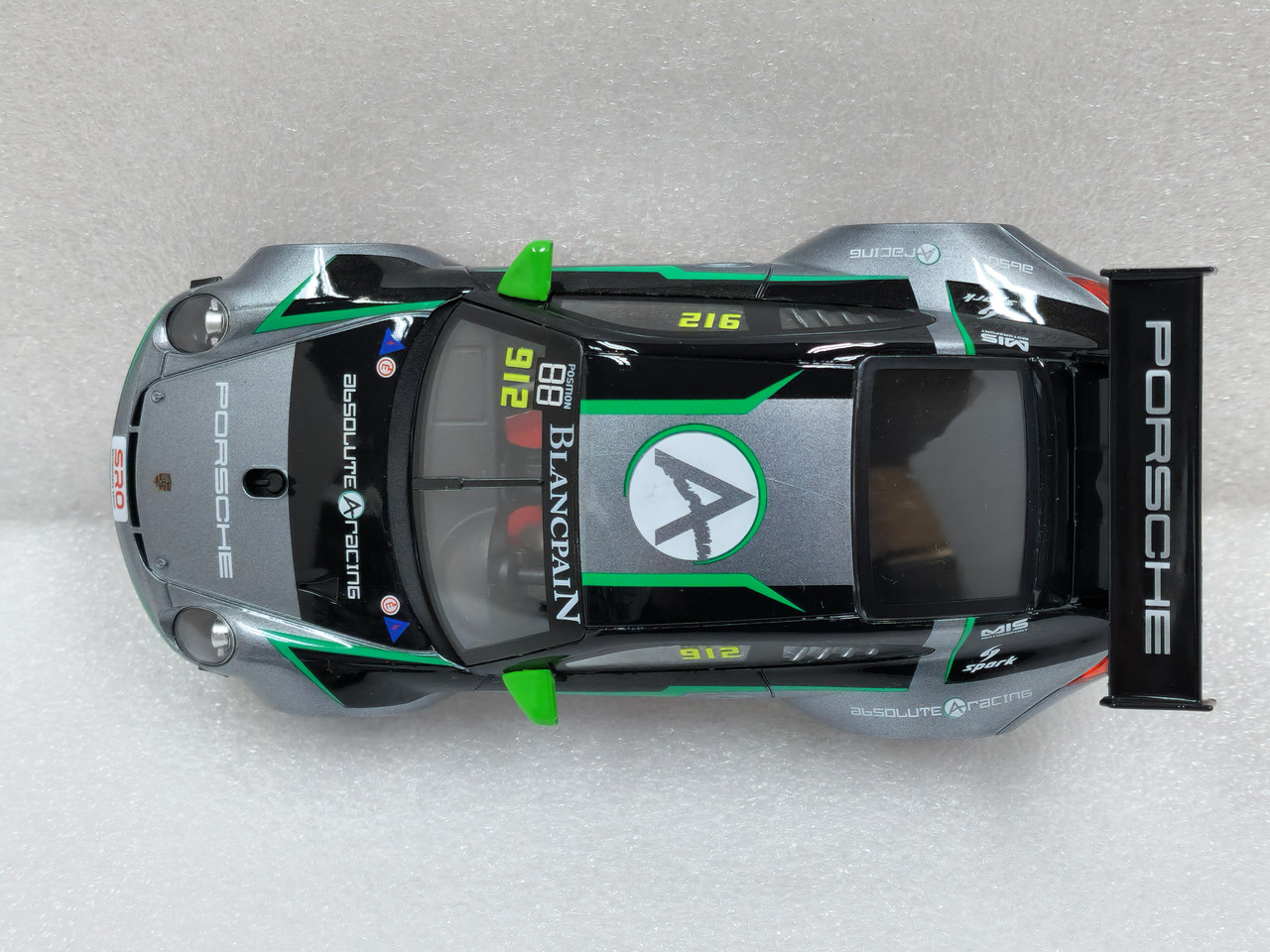 0345AW NSR Porsche 997 GT3 Absolute Racing Green, #912 1:32 Slot