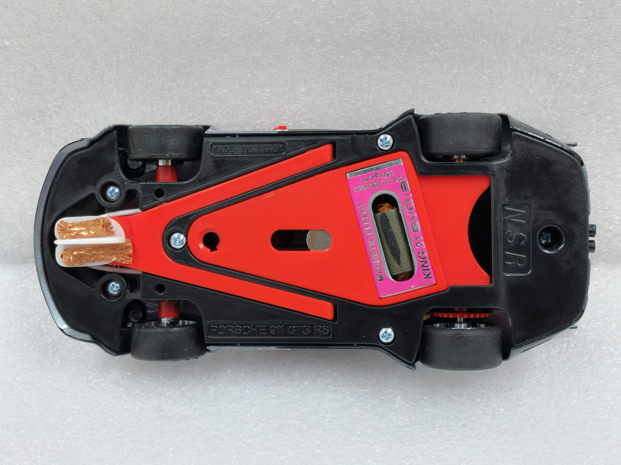 0346AW NSR Porsche 997 GT3 Absolute Racing Red, #911 1:32 Slot Car