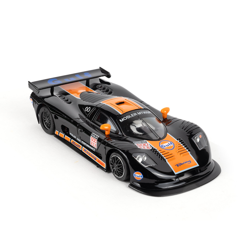 0348AW NSR Mosler MT900R Gulf Black EVO5, #500 1:32 Slot Car