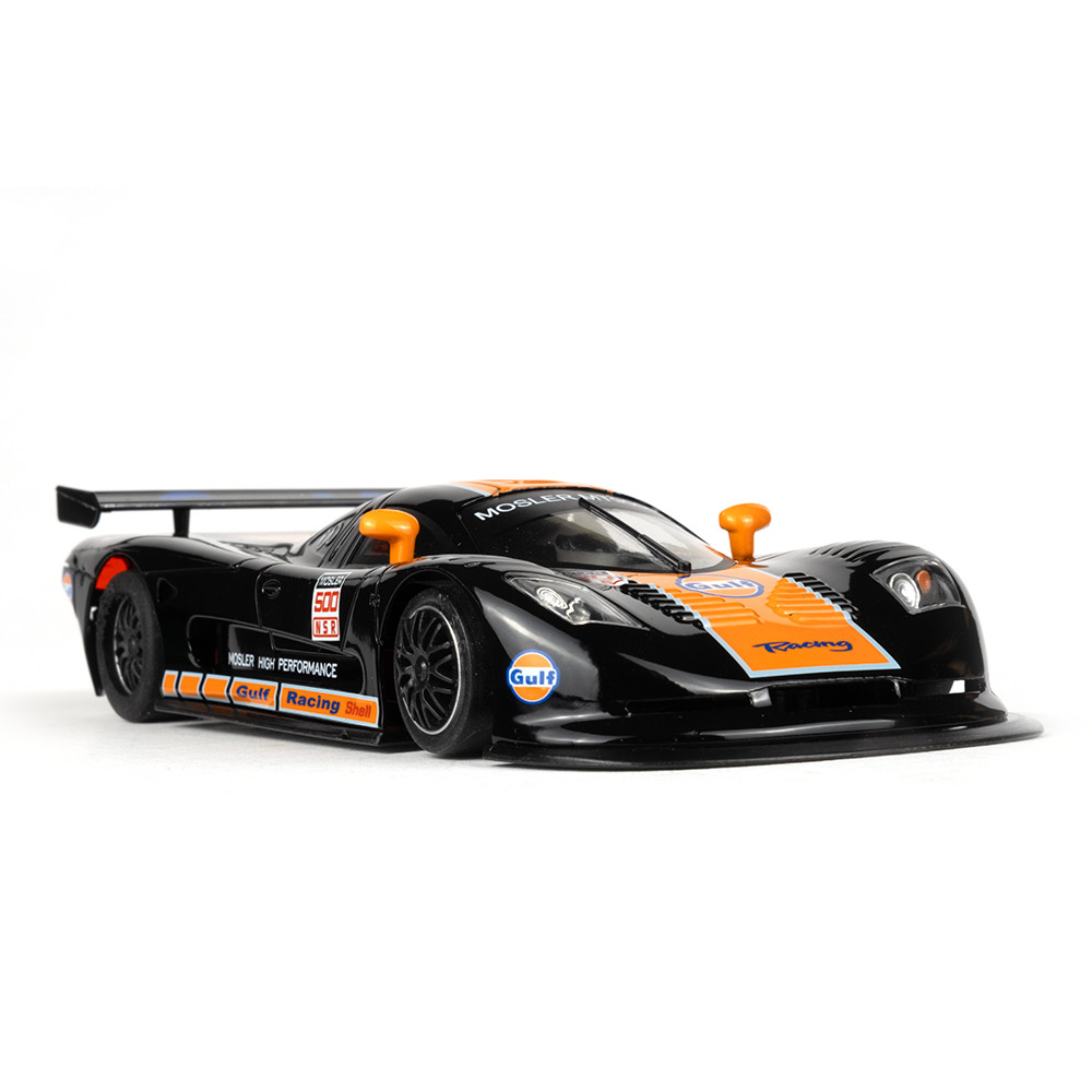 0347AW NSR Mosler MT900R Gulf Black EVO3, #500 1:32 Slot Car