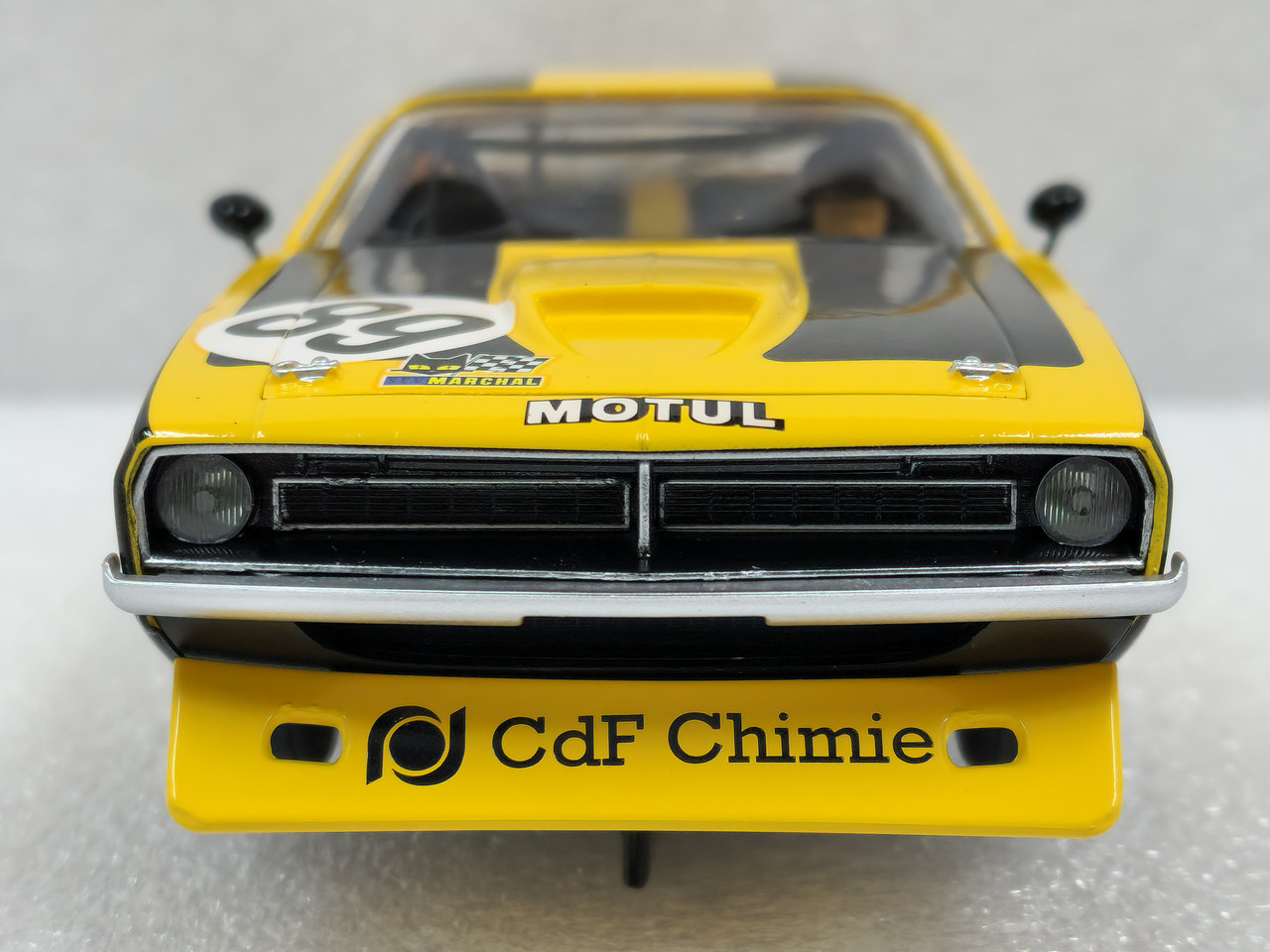 C4345 Scalextric Chrysler Hemicuda Le Mans 1975, #89 1:32 Slot Car