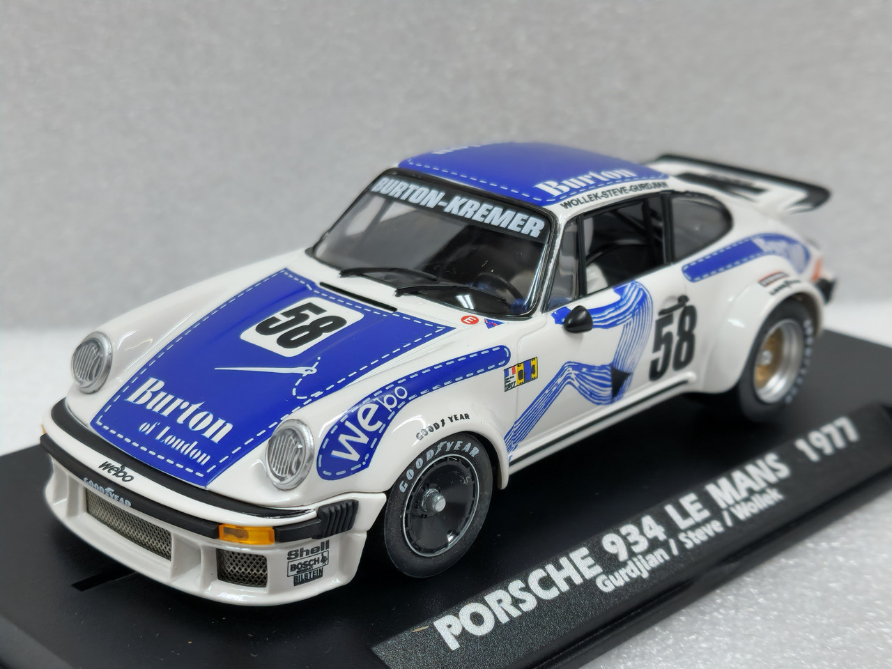 A2056 Fly Porsche 934 Le Mans 1977 Burton, #58 1:32 Slot Car