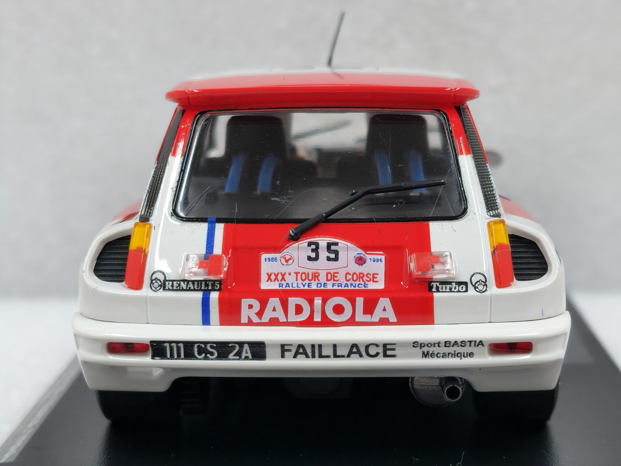 E2066 Fly Renault 5 Turbo Rally Tour de Corse 1986, #35 1:32 Slot