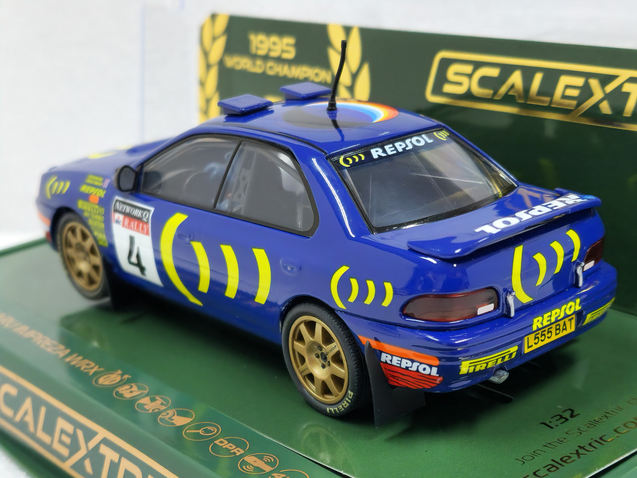 C4428 Scalextric Subaru Impreza WRX 1995 World Champion, #4 1:32