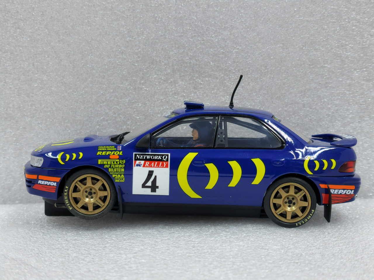 SUBARU IMPREZA WRC PREPARADO SCALEXTRIC SLOT 1:32 de segunda mano