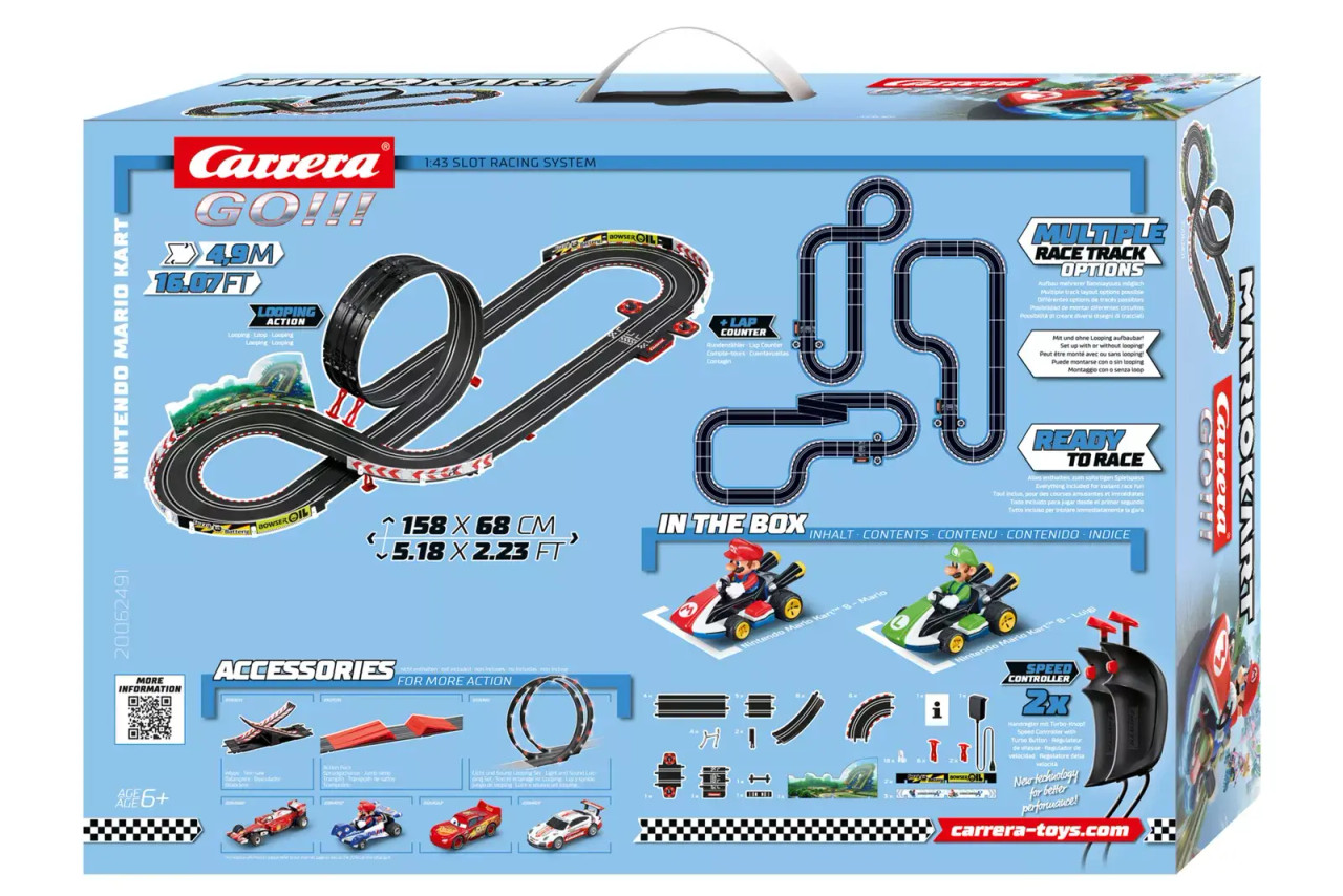 MARIO KART ET YOSHI KART pour circuit de voitures électrique CARRERA