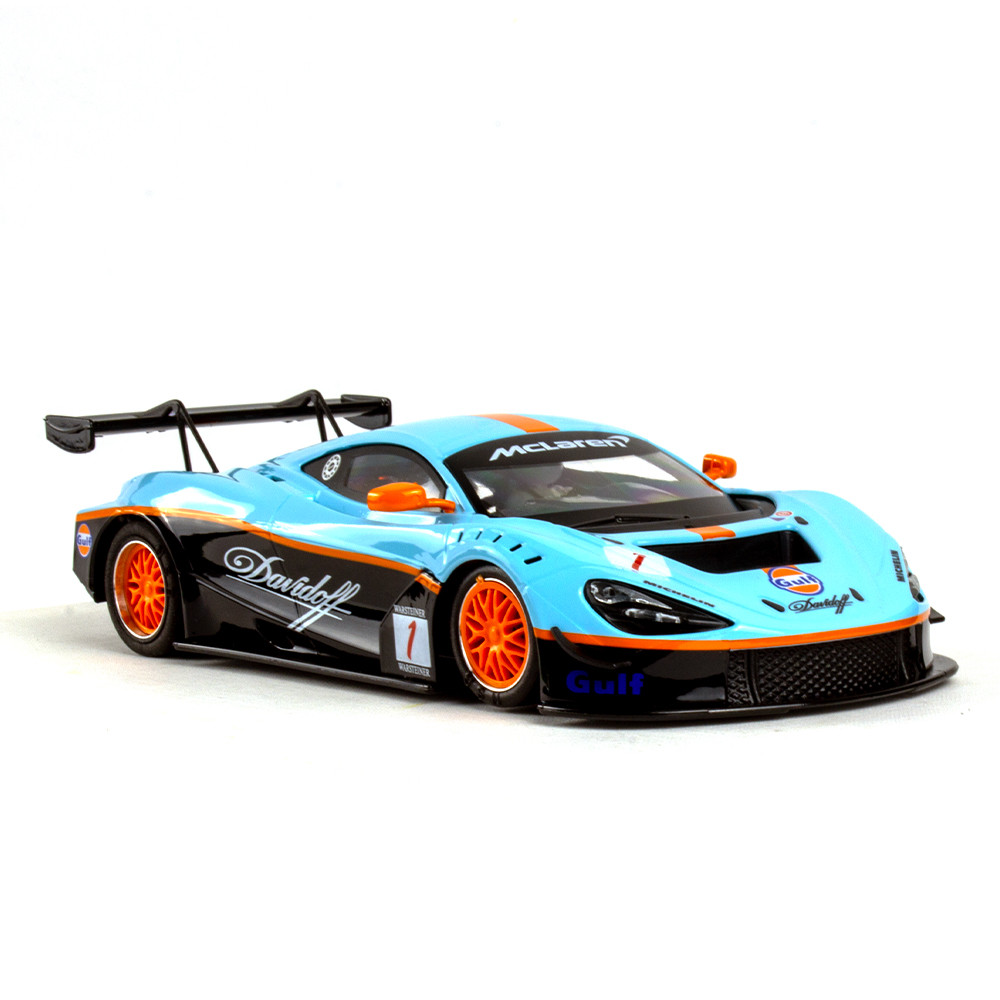 0355AW NSR McLaren 720S GT3 Gulf F1 GTR, #39 1:32 Slot Car - Great