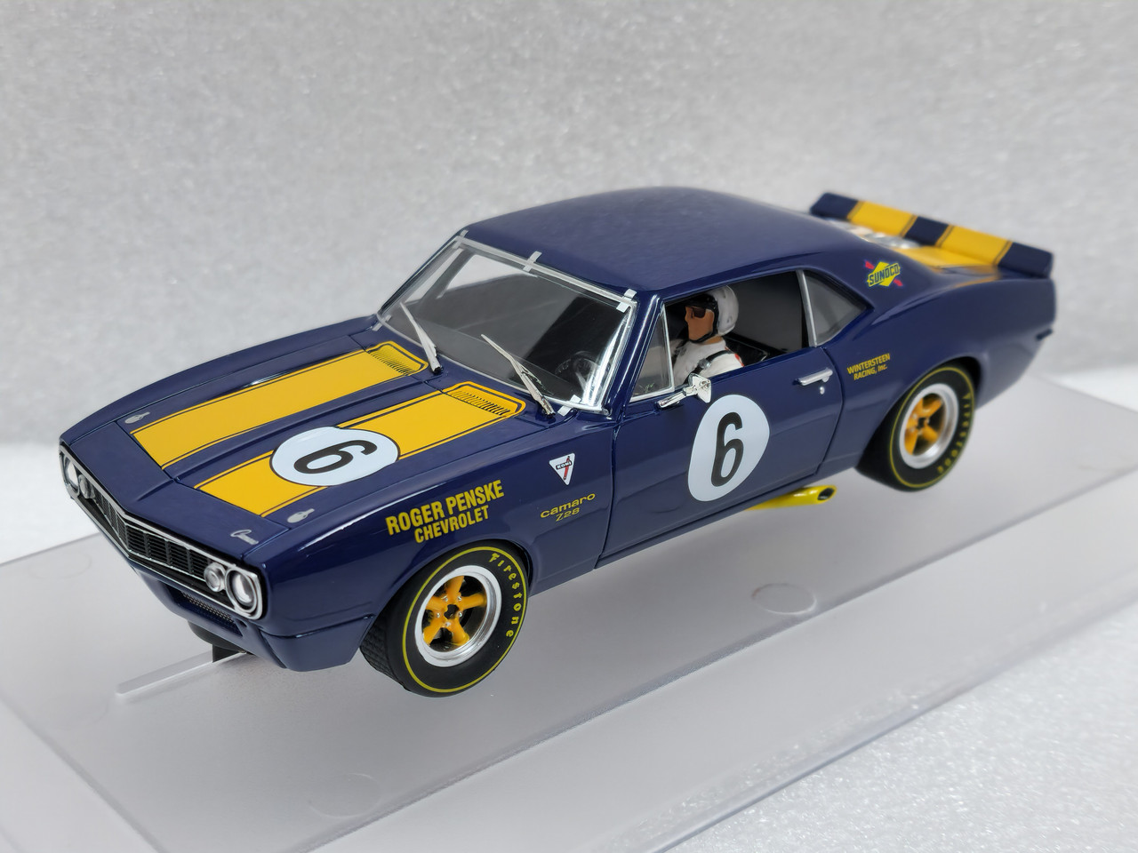 P093 Pioneer Chevrolet Camaro Z/28 Trans-Am 1967 Sunoco - Mark Donohue, #6  1:32 Slot Car