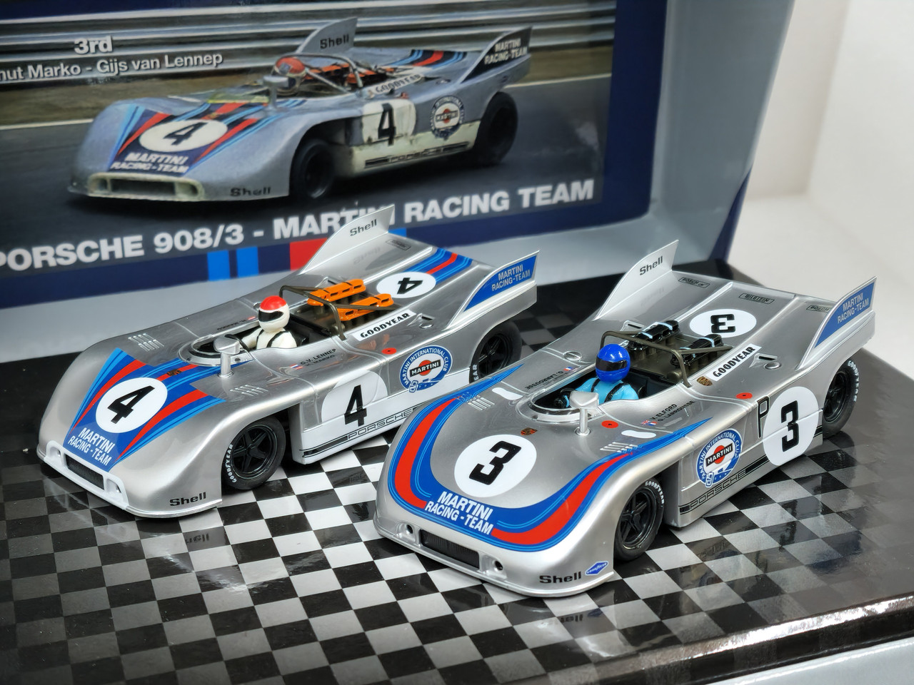 NSRSET10 NSR Porsche 908/3 Martini Racing Nurburgring 1971 Twin