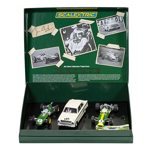 C4395A Scalextric The Legend of Jim Clark Triple-Pack 1:32 Slot