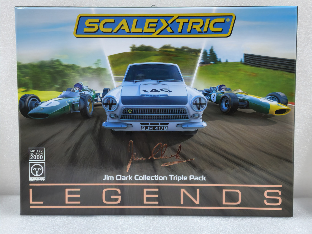 ミニカー GRAN TURISMO SCALEXTRIC SLOT CAR 1/32 C4395A Scalextric The Legend of Jim Clark Triple-Pack 1:32 Slot
