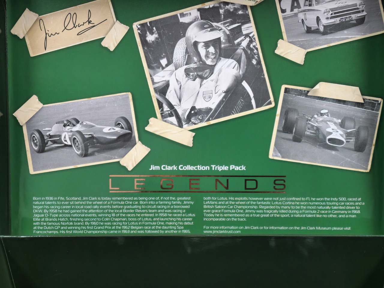 C4395A Scalextric The Legend of Jim Clark Triple-Pack 1:32 Slot