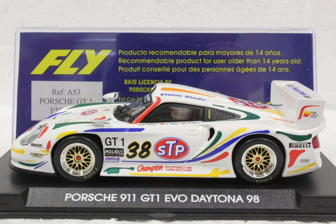 A53 Fly Porsche 911 GT1 EVO STP Daytona 1998 1:32 Slot Car