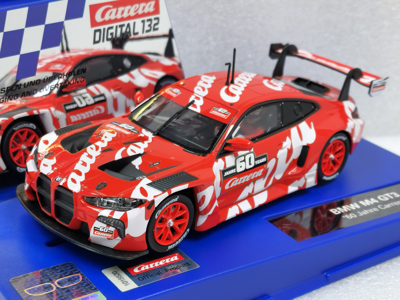 31079 Carrera Digital 132 BMW M4 GT3 Jahre Carrera, #60 1:32