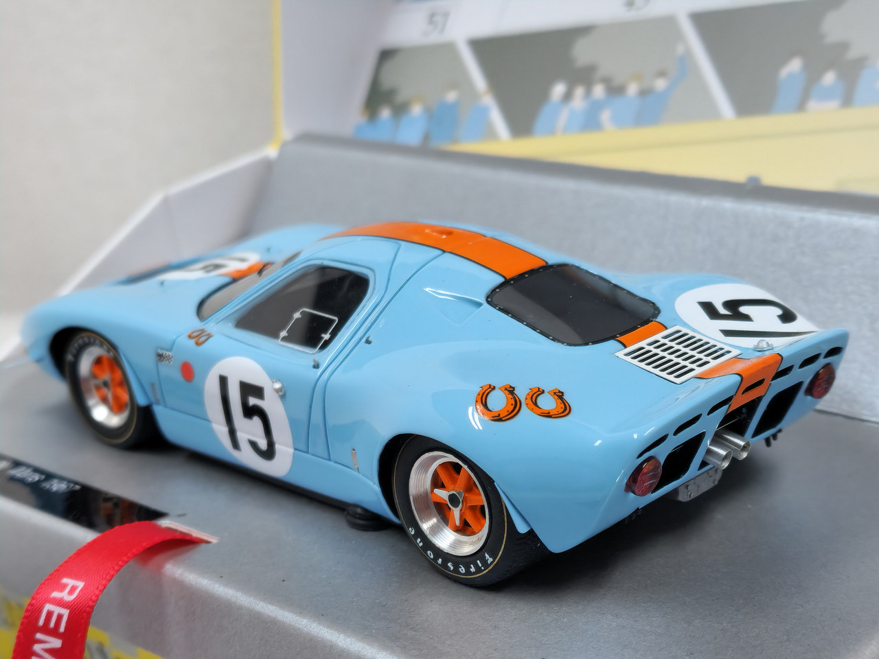 132098/15M Le Mans Miniatures Mirage M1 Gulf 24hr Le Mans 1967