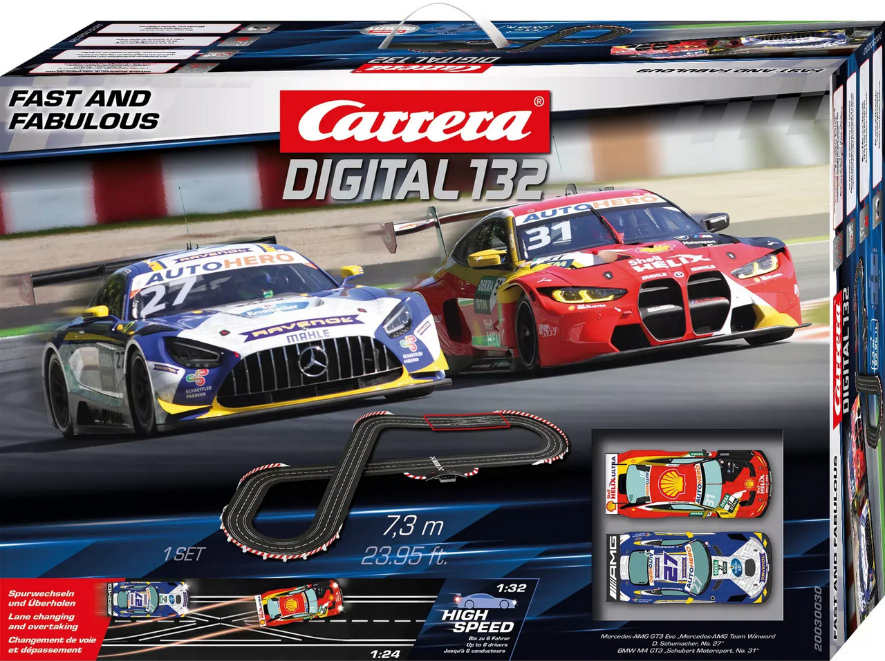 Carrera circuit digital 143 DTM RACING - Circuits de Legende