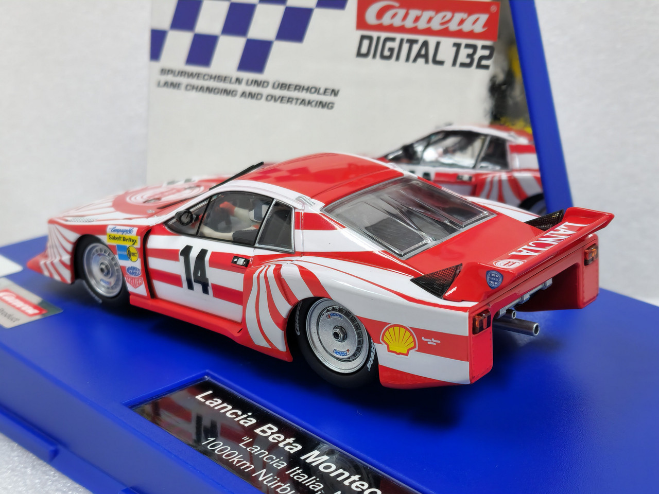 31064 Carrera Digital 132 Lancia Beta Montecarlo Turbo Nurburgring 1980,  #14 1:32 Slot Car