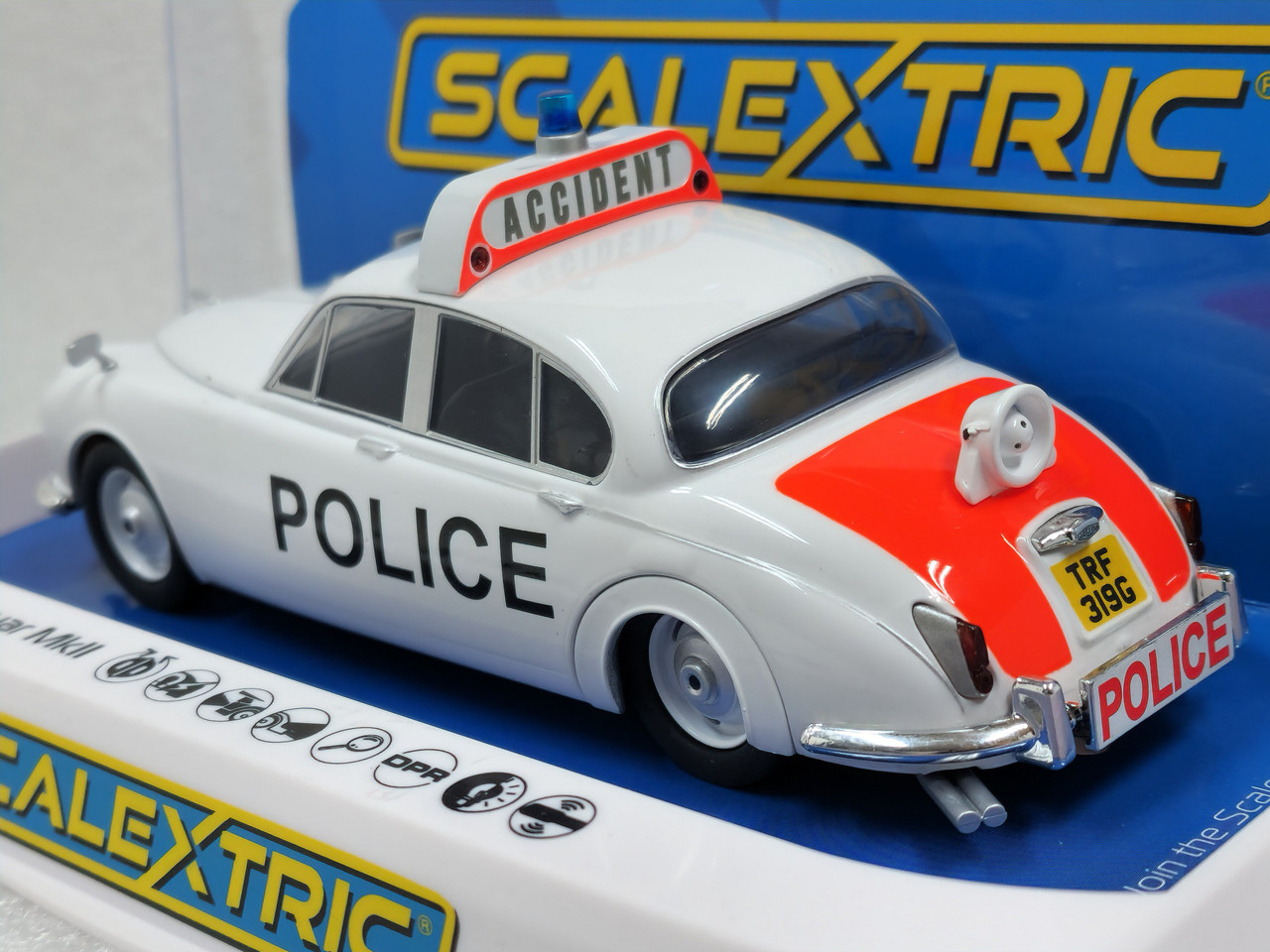 C4420 Scalextric Jaguar MK2 - Police Edition 1:32 Slot Car *DPR