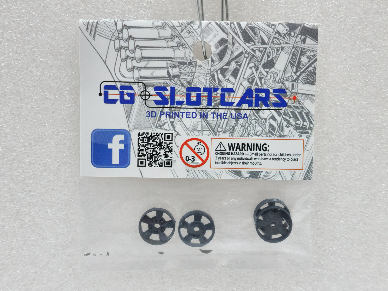 Car Rims Insert CGWI1502 CG Slotcars Torq Thrust Wheel Inserts for 15mm Wheels 1:32 ...