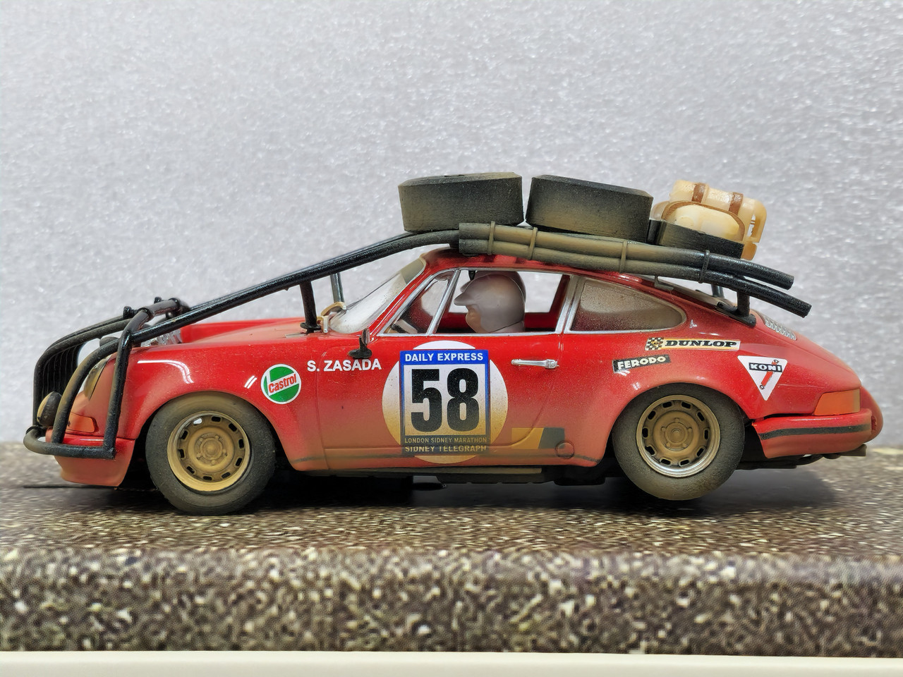 E2054AR Fly Porsche 911 London-Sydney Marathon 1968 Race Version w