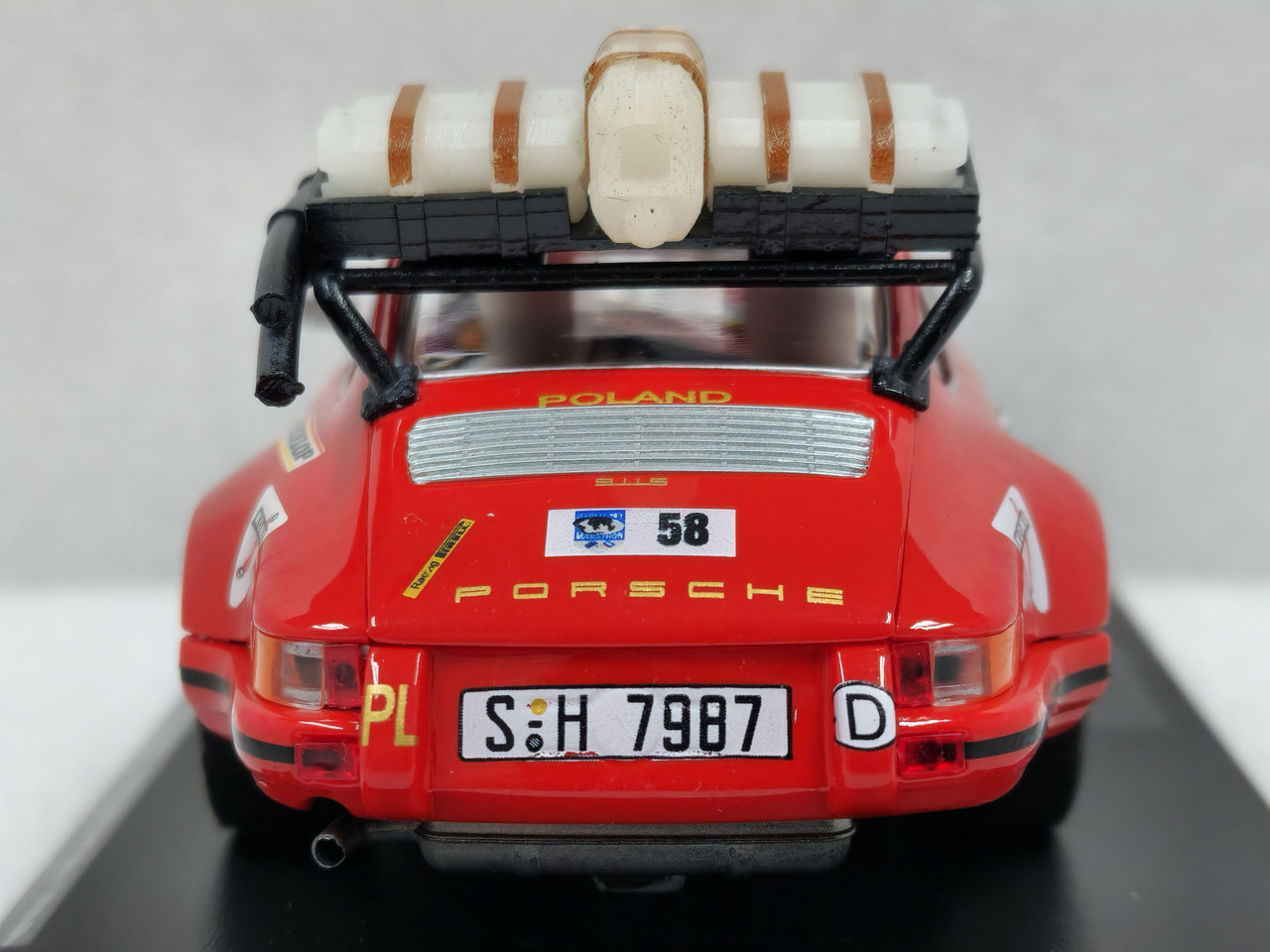 E2054 Fly Porsche 911 London-Sydney Marathon 1968, #58 1:32 Slot