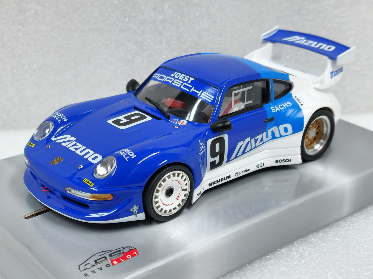 自動車 Imai SLOT RACING-PORSCHE 1/24 RS0194 RevoSlot Porsche 911 GT2 Mizuno, #9 1:32 Slot Car - Great