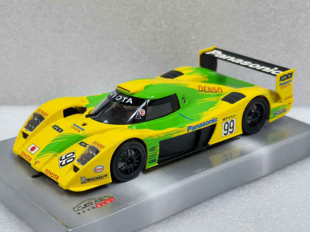 RS0210 RevoSlot Toyota GT-One Yellow, #99 1:32 Slot Car - Great