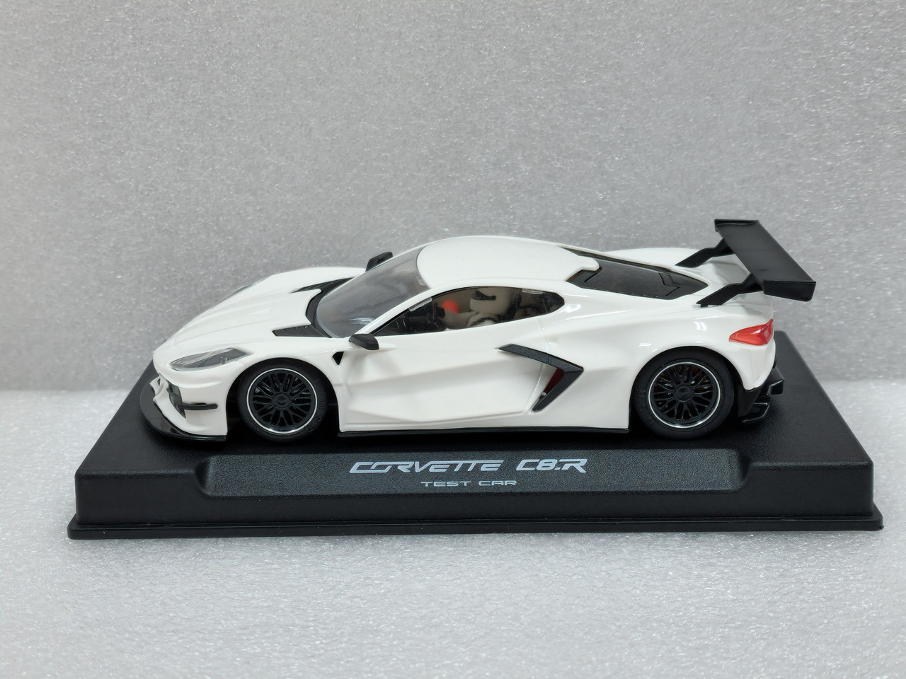 0394AW NSR Corvette C8R Test Car White 1:32 Slot Car - Great
