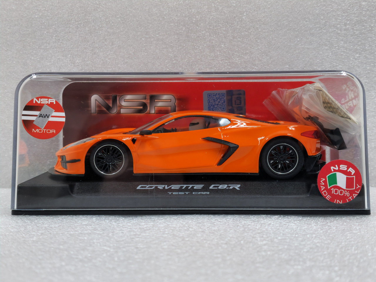 NSR Corvette C8 スロットカー1/32 0395AW NSR Corvette C8R Test Car Yellow 1:32 Slot Car