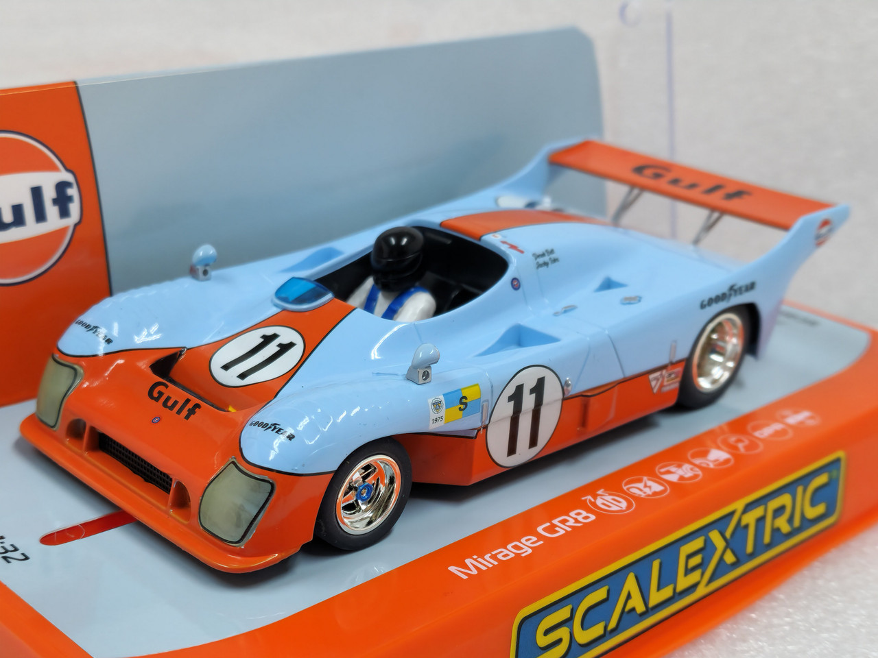 C4443 Scalextric Mirage GR8 Le Mans 1975 Winner Special Edition