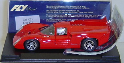 C35 Fly Lola T70 Calcas Decals 1:32 Slot Car - Great Traditions