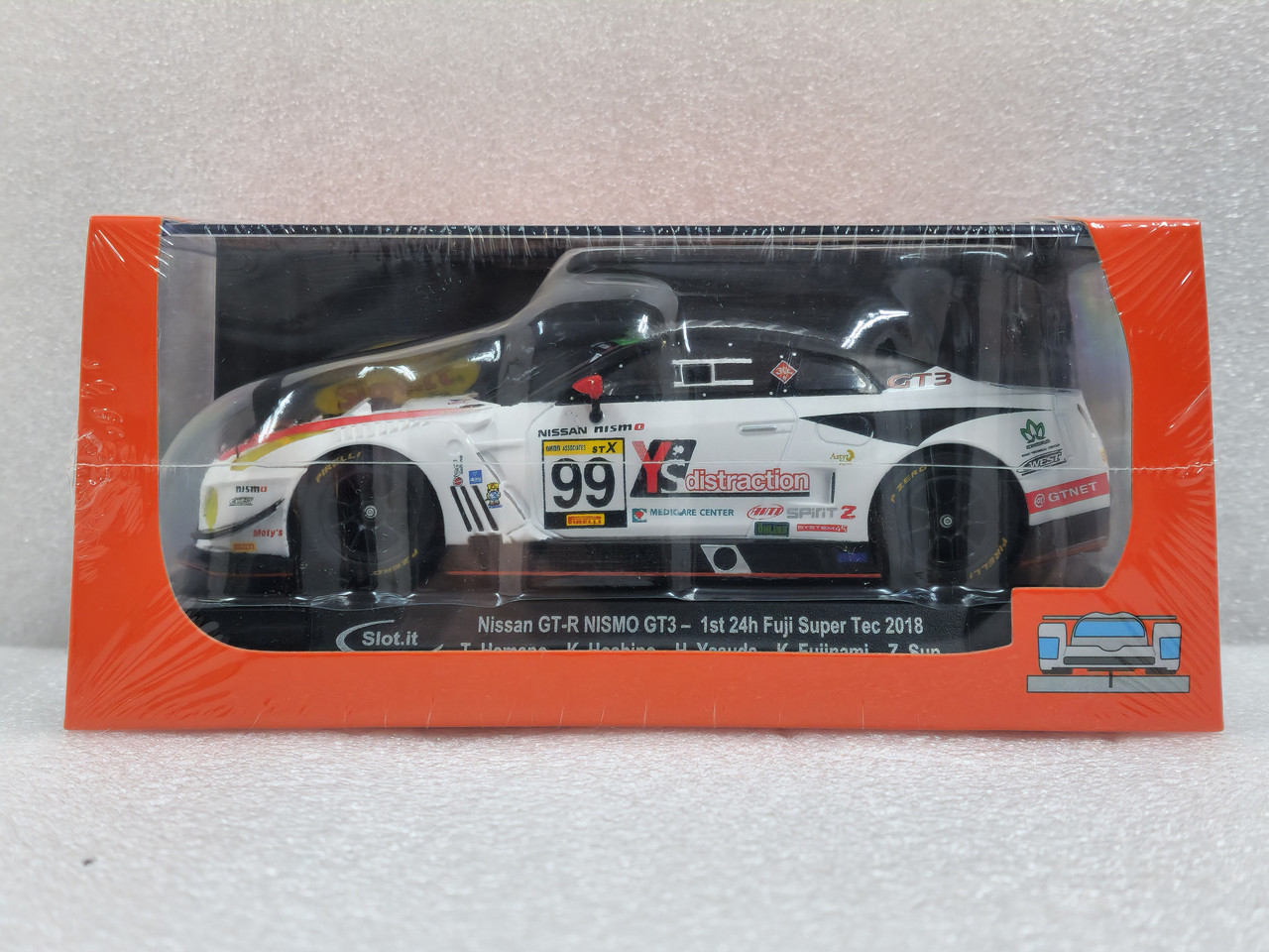 SICA49D Slot.it Nissan GT-R Nismo GT3 1st 24h Fuji Super TEC 2018