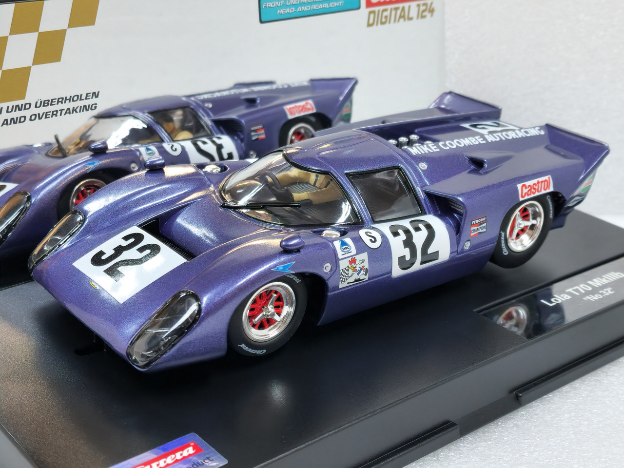 23973 Carrera Digital 124 Lola T70 MKIIIb, #32 1:24 Slot Car