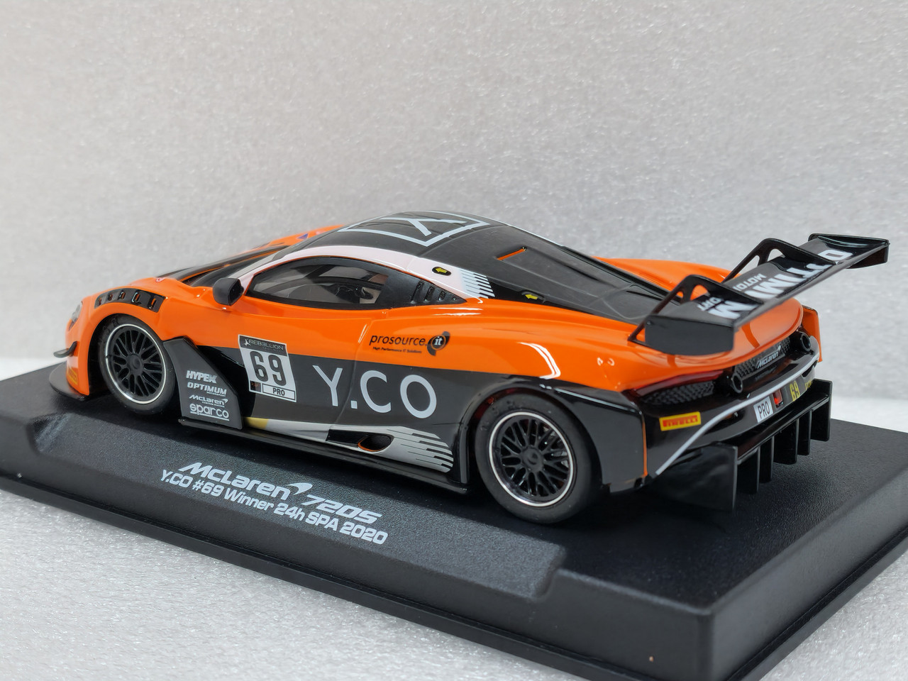 0407AW NSR McLaren 720S GT3 Y.CO 24H Spa 2020, #69 1:32 Slot Car