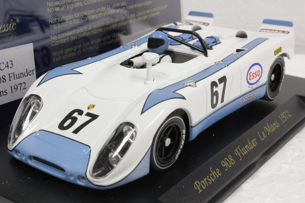 C43 Fly Porsche 908 Flunder Le Mans 1972 1:32 Slot Car - Great