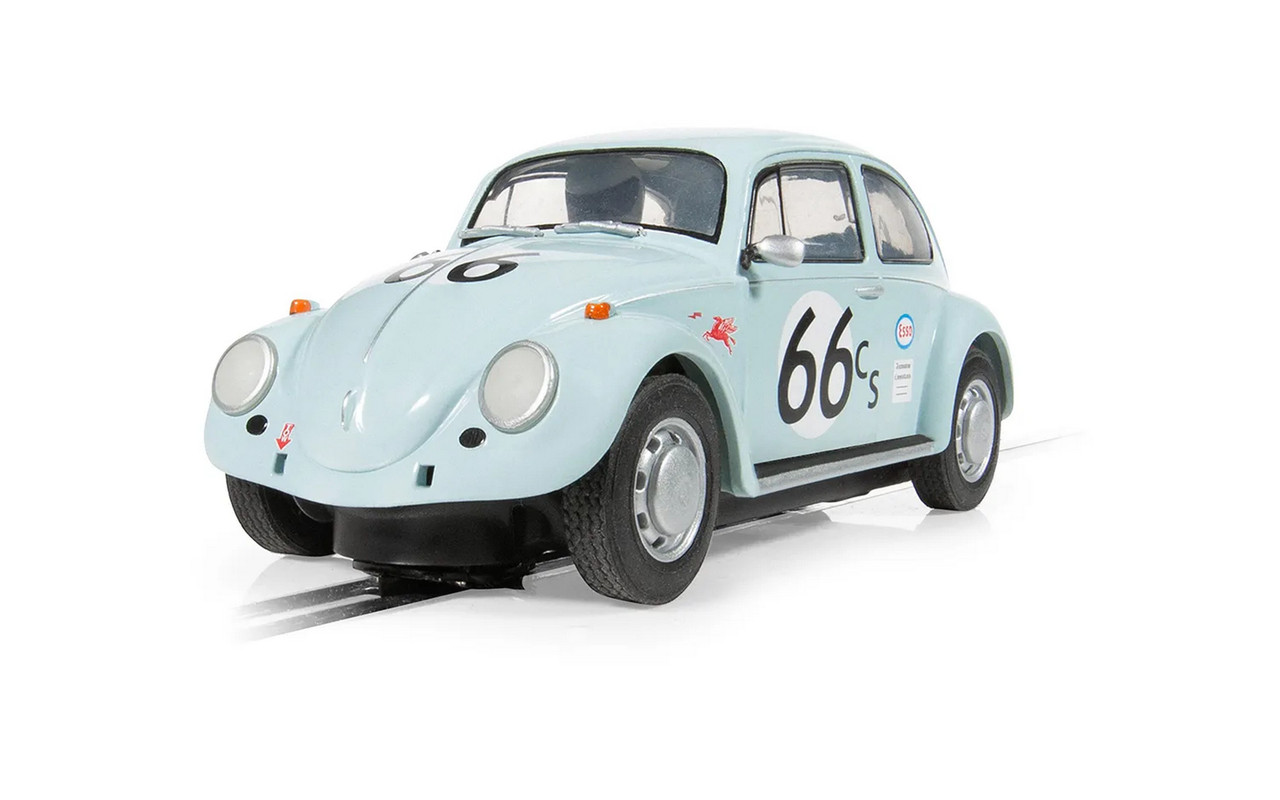 C4498 Scalextric VW Volkswagen Beetle Blue, #66 1:32 Slot Car *DPR