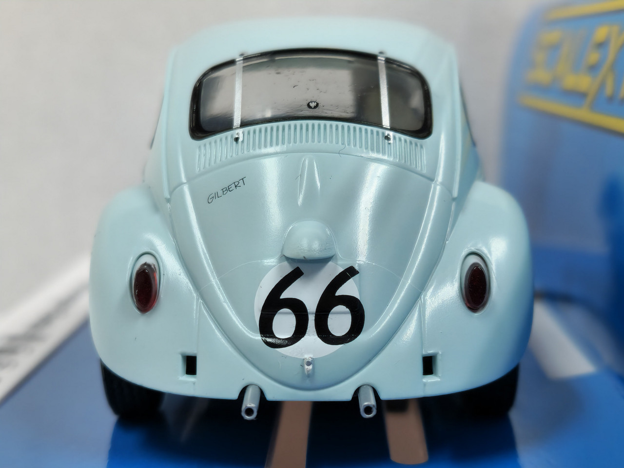 C4498 Scalextric VW Volkswagen Beetle Blue, #66 1:32 Slot Car *DPR