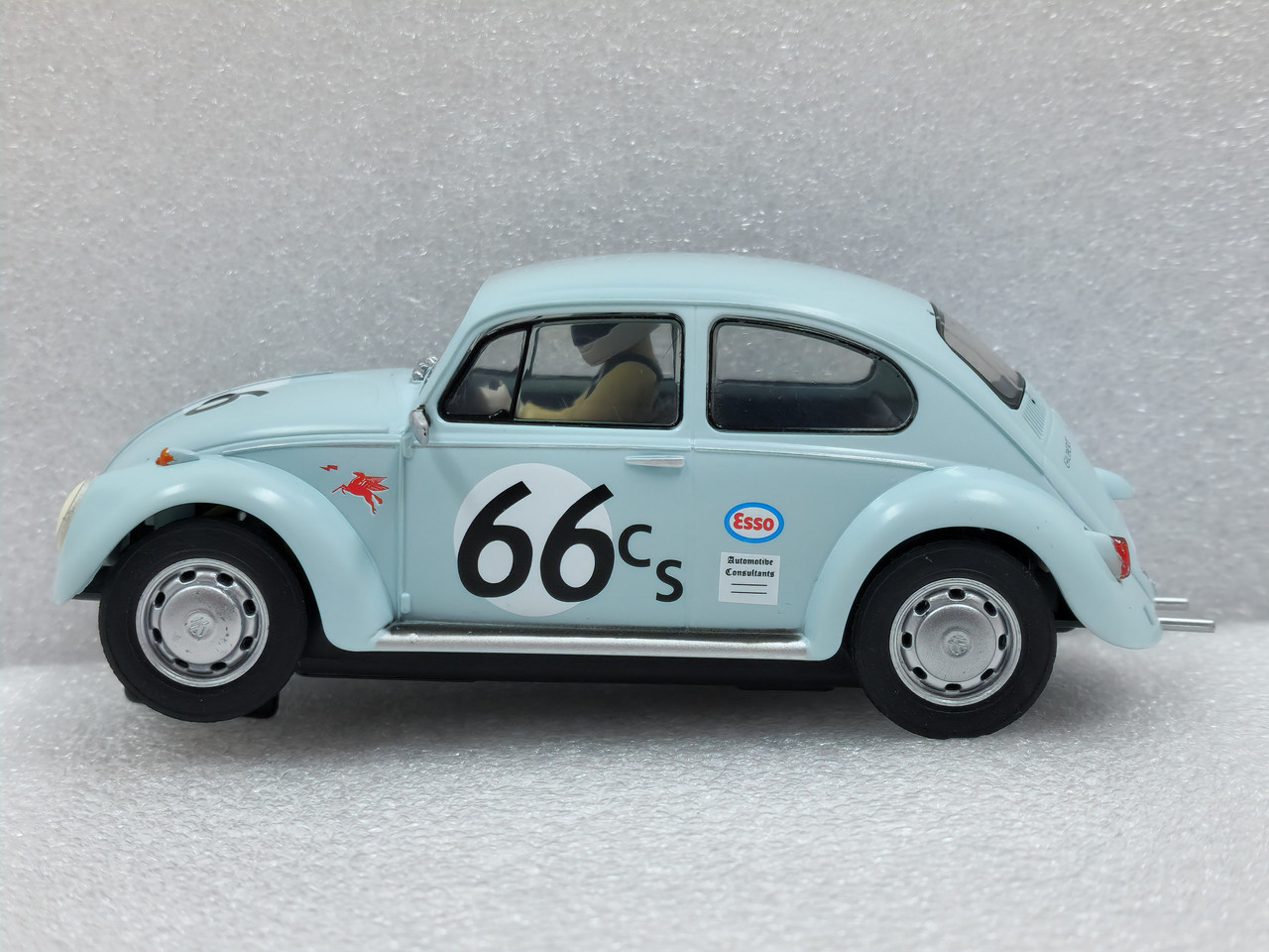 C4498 Scalextric VW Volkswagen Beetle Blue, #66 1:32 Slot Car *DPR