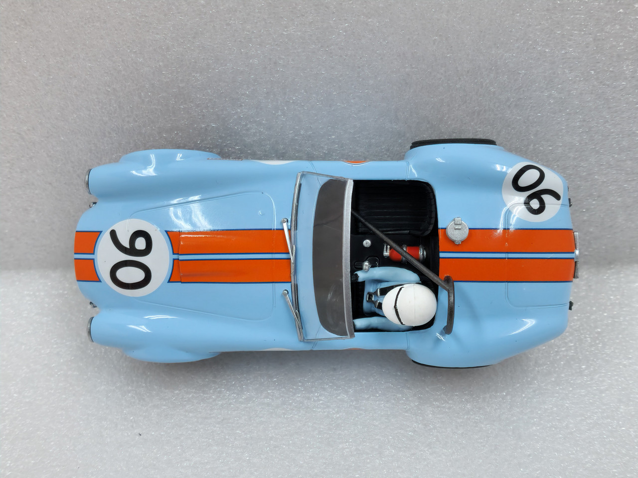 C4509 Scalextric Shelby Cobra 289 Gulf Edition, #90 1:32 Slot Car
