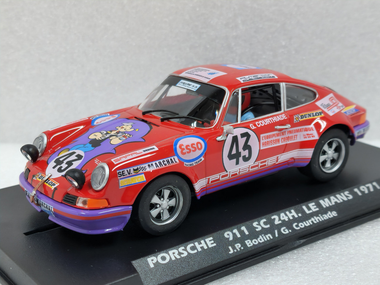 A2072 Fly Porsche 911 SC 24h Le Mans 1971, #43 1:32 Slot Car