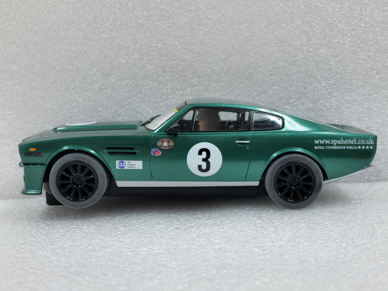 C4256 Scalextric Aston Martin V8 Chris Scragg Racing 1:32 Slot Car
