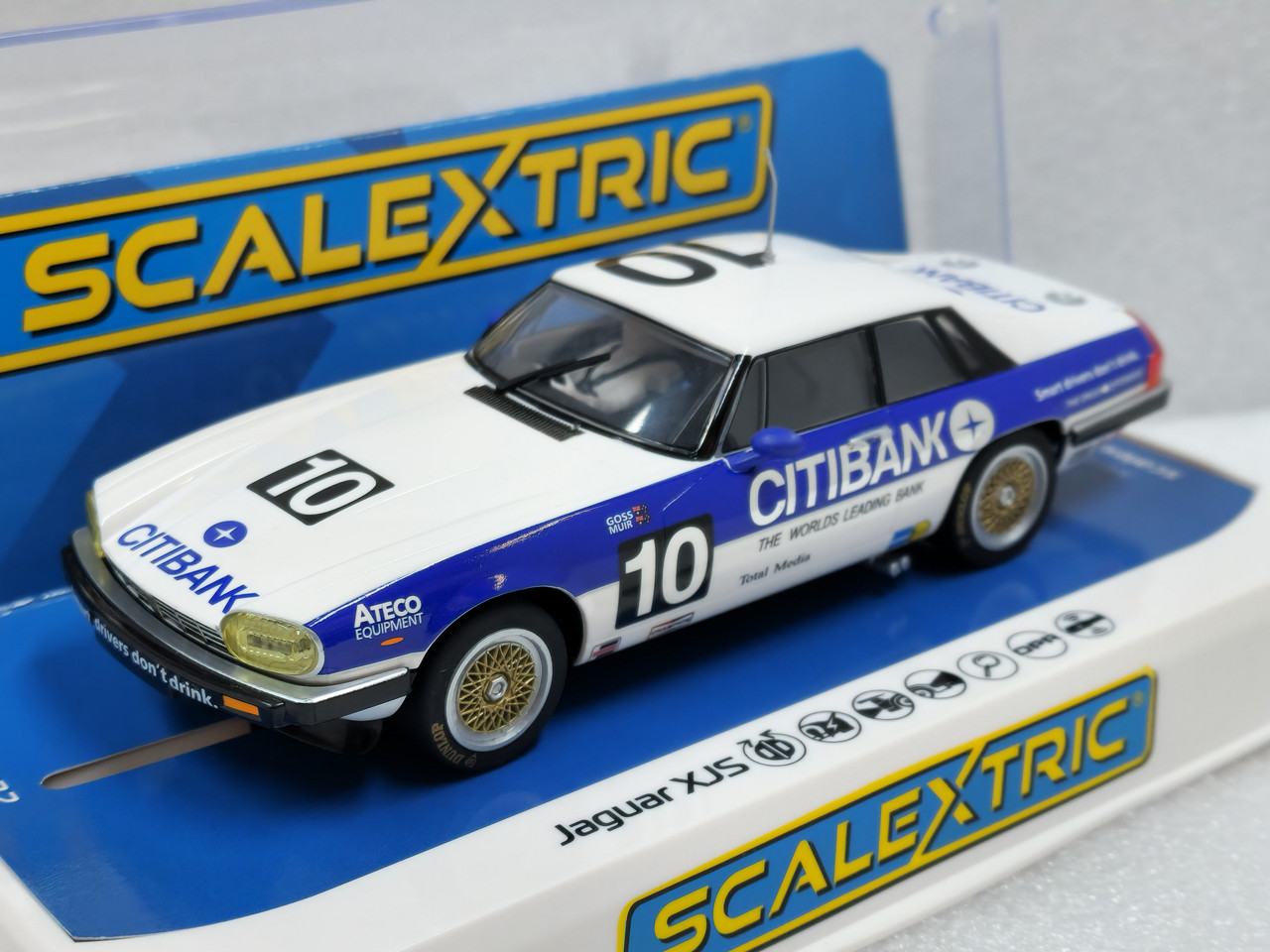 C4400 Scalextric Jaguar XJS - 1986 Bathurst 1000, #10 1:32 Slot